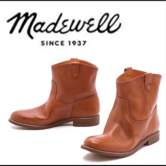 pull on leather ankle boots